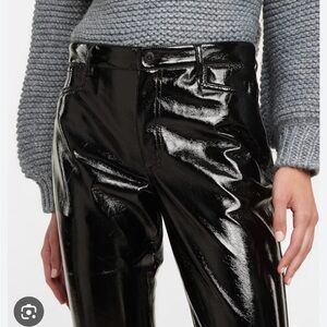 NWT Proenza Schouler - White Label Coated High-Rise Straight Pants